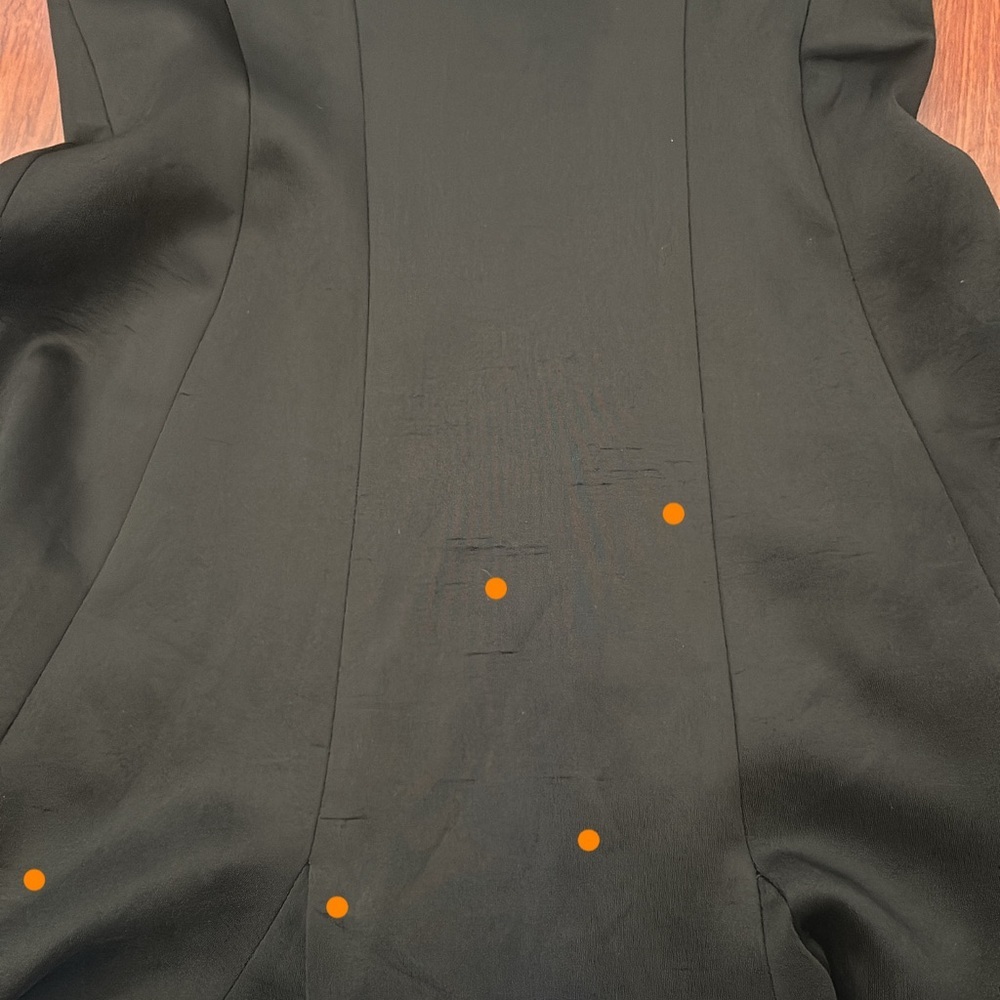 Aqua Black Lace Detail Dress Size M - Picture 9 of 10